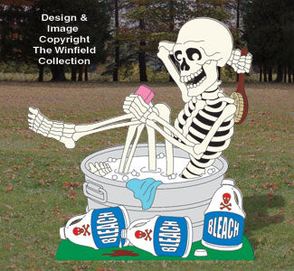 Washtub Skeleton Woodcrafting Pattern