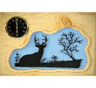 Watchful Eye Deer Clock Plaque Project Pattern