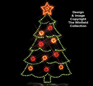 Waving Snowman & Tree Nite-Lite Pattern Set (LYD55 & 61)