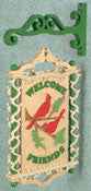 WELCOME FRIENDS Scroll Saw Pattern (F)