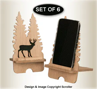 Wildlife Cell Phone Stands Pattern - Downloadable
