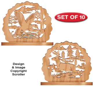 Wildlife Tea Light Holder Design Patterns