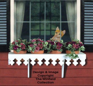 Window Box Woodcraft Pattern(F)
