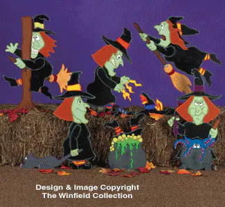 Witches Pattern Combo Pattern Set