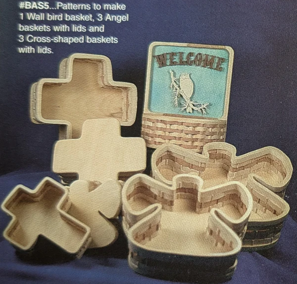 Wooden Baskets Designs #5 Scroll Saw Patterns (F)