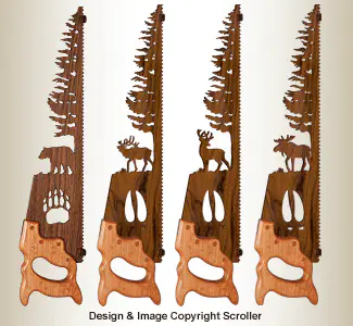 Woodland Wall Saw Pattern - Downloadable